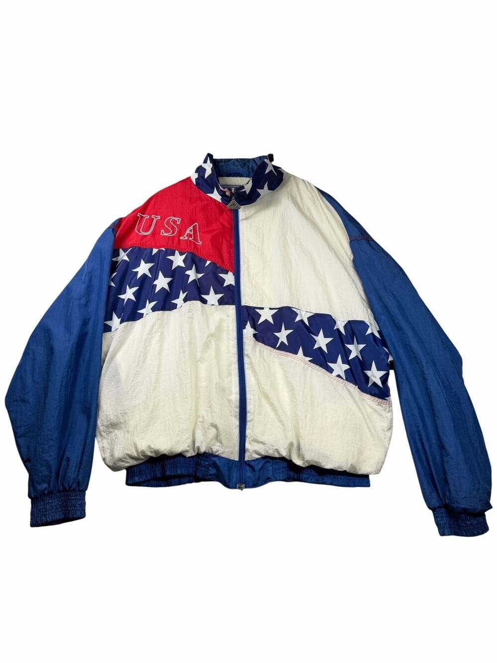 Vintage Atlanta 1996 USA Olympics Apex One Windbreaker Jacket Flag XL Rare